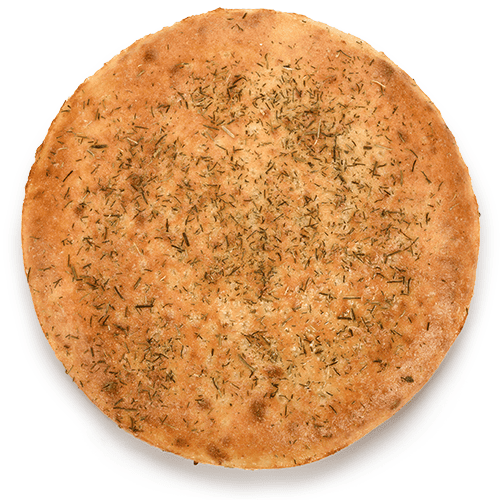 Лепёшка с чесночным маслом и укропом