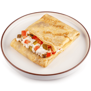 Блин курочка с овощами